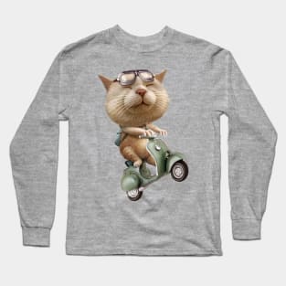 RUNAWAY CAT Long Sleeve T-Shirt